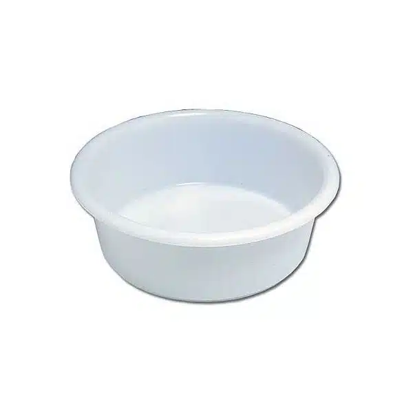 Bac à pâtons 19L rond blanche Ø 480 x 180 mm