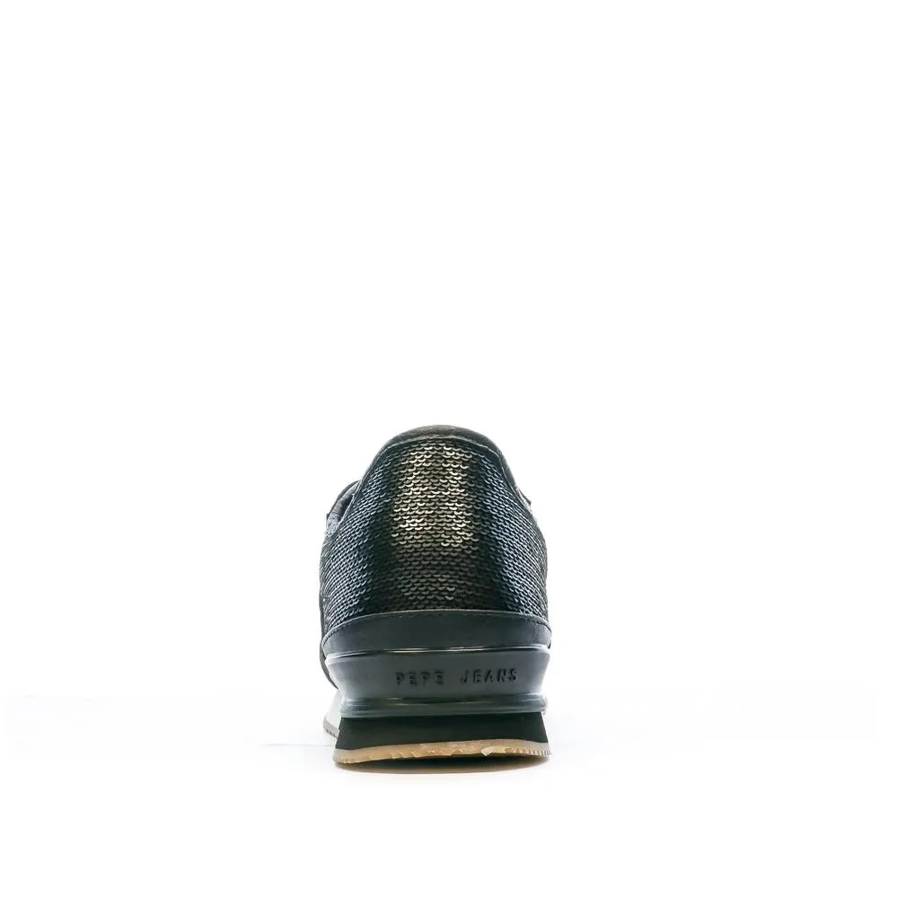 Baskets Noir Femme Pepe jeans London Sequins