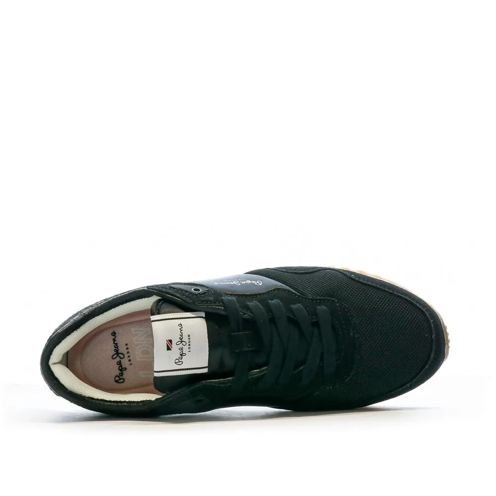 Baskets Noir Femme Pepe jeans London Sequins