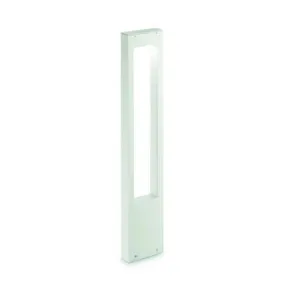 Borne extérieure contemporaine Ideal lux Vega Blanc Aluminium