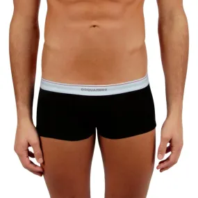 Boxer à poche noir - DSQUARED2 : vente shorty boxers homme DSQUARED...