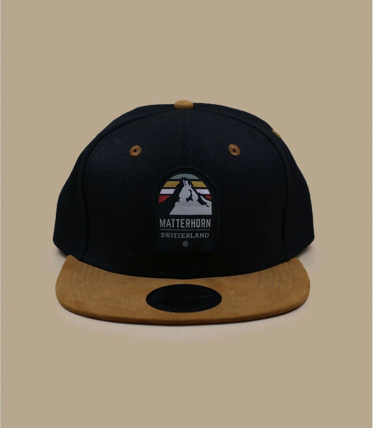 casquette matterhorn Snapback black suede First Track Headict