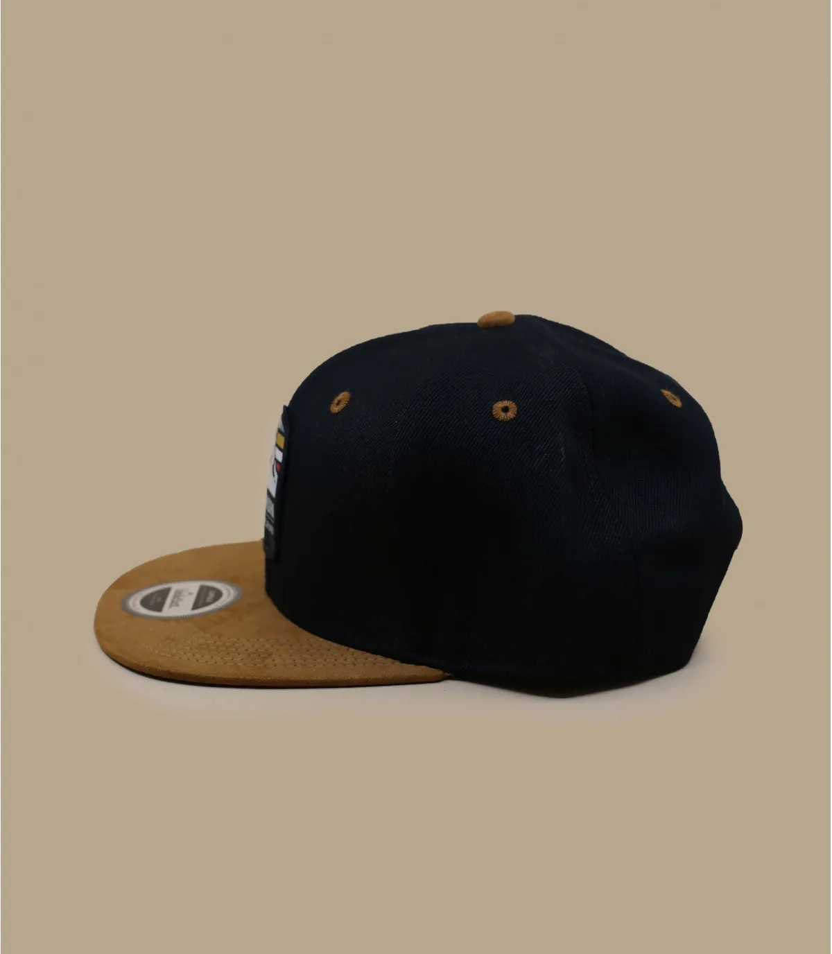 casquette matterhorn Snapback black suede First Track Headict