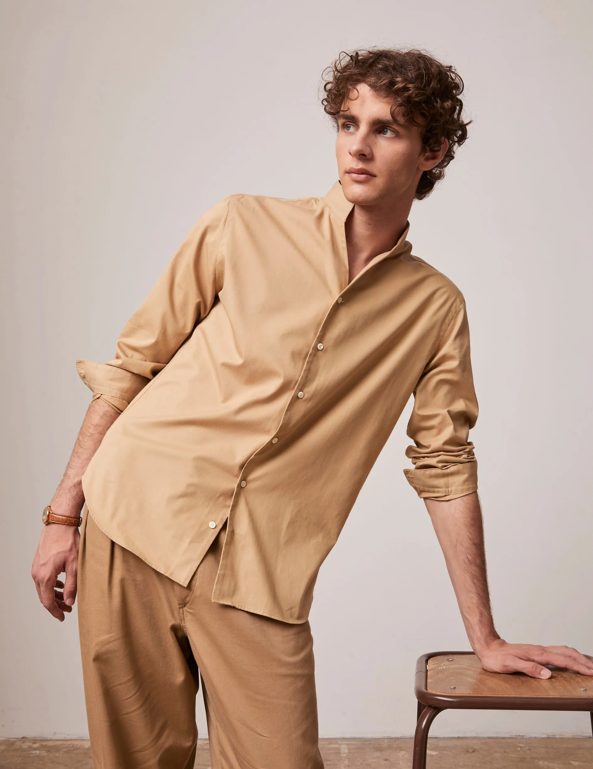 Chemise Carl beige