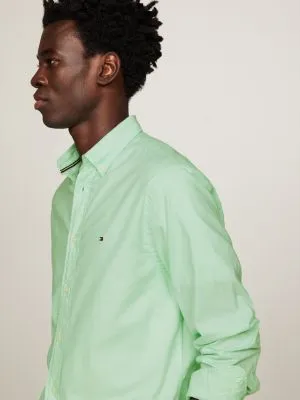 Chemise coupe standard 1985 Collection Flex | Vert | Tommy Hilfiger