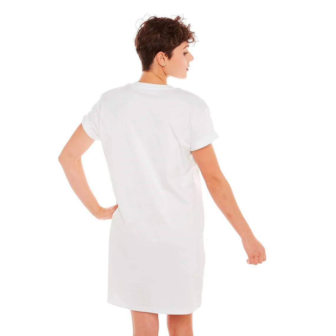 Chemise de nuit Pomm'Poire - blanc en coton | 3 Suisses