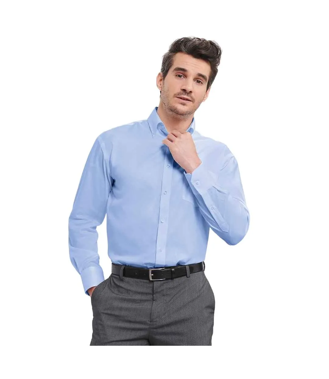 Chemise formelle ultimate homme bleu ciel vif Russell Collection