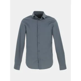 Chemise manches longues slate gris homme - Armani Exchange | wimod