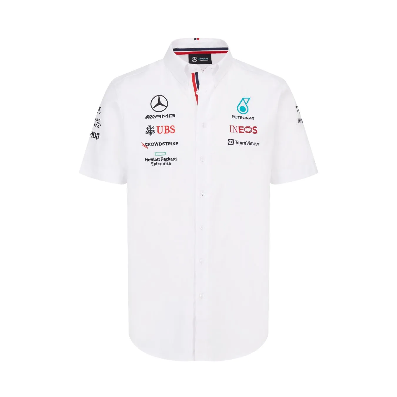 Chemise MERCEDES AMG Team blanche pour homme taille XL