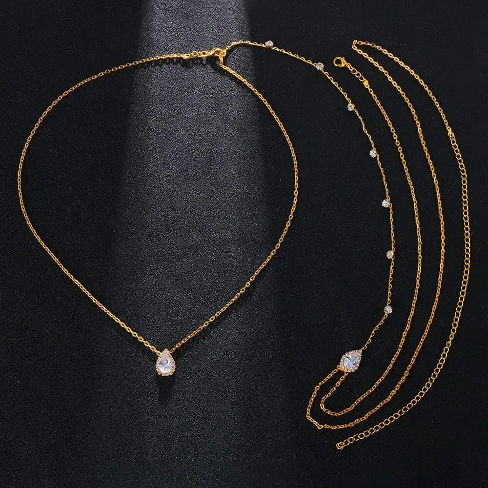 Collier de Dos Mariée - Justine