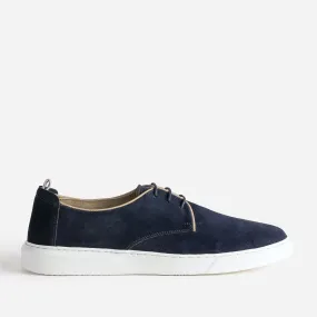 Derby confort marine en cuir velours - Baskets / Tennis Homme | ERAM