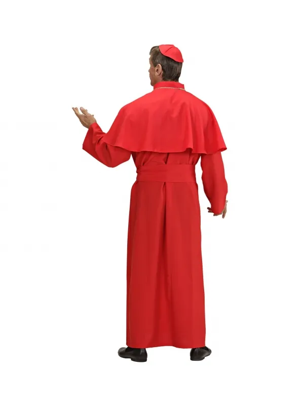 Déguisement Cardinal Rouge Homme (tunique, cape, ceinture...)