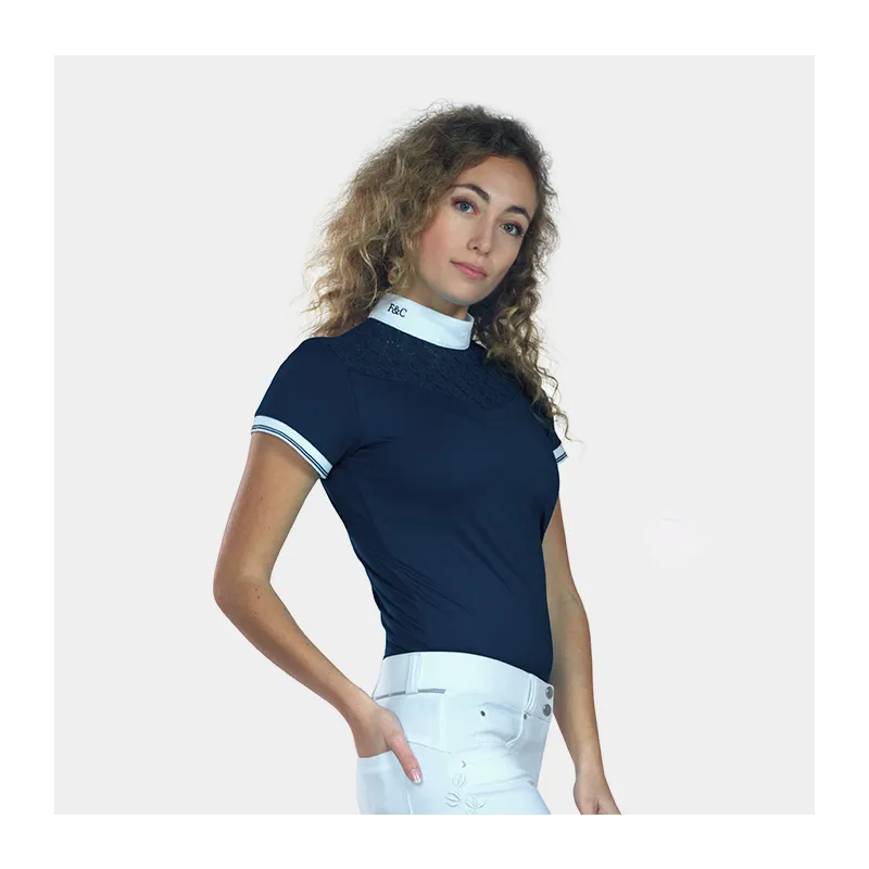 FLAGS AND CUP - Polo manches coutes Cassia Femme