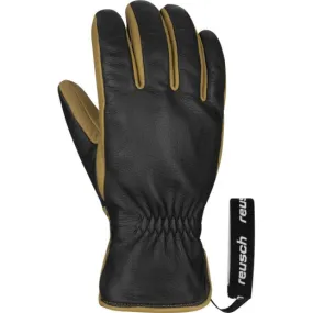 Gants outsider black camel