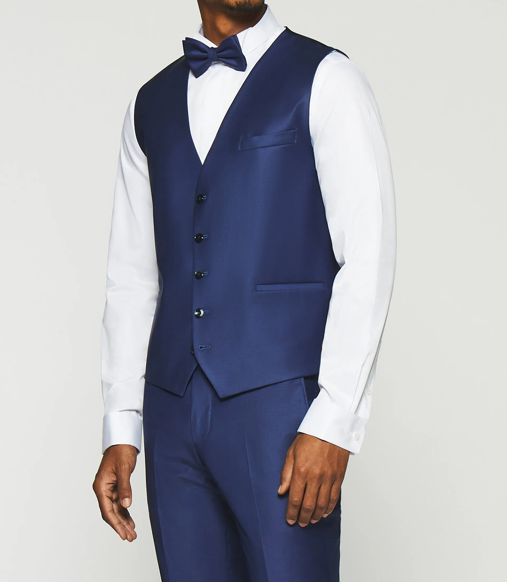 Gilet de costume bleu JFAVORI