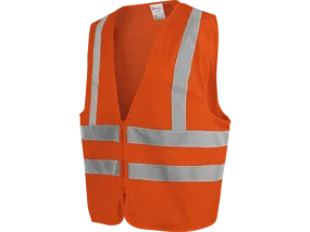 Gilet haute-visibilité orange en tissu mesh Würth MODYF