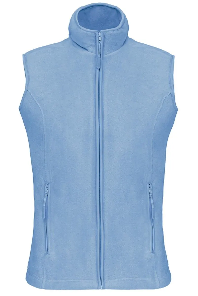 Gilet sans manches micro polaire femme - K906 - bleu ciel 