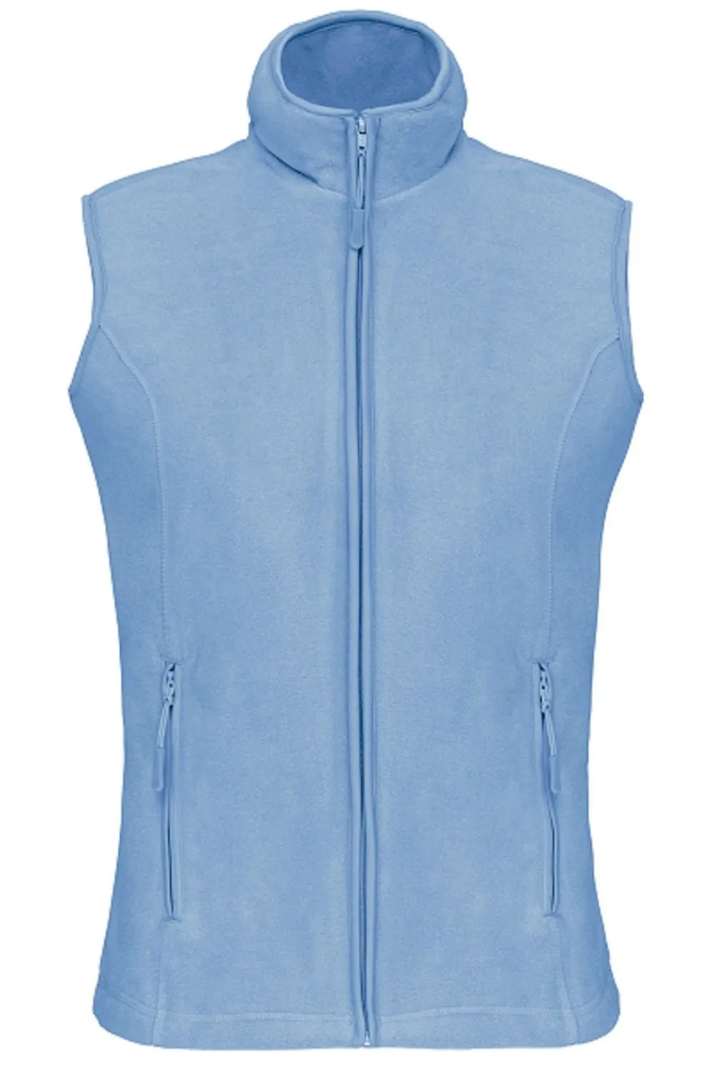 Gilet sans manches micro polaire femme - K906 - bleu ciel 