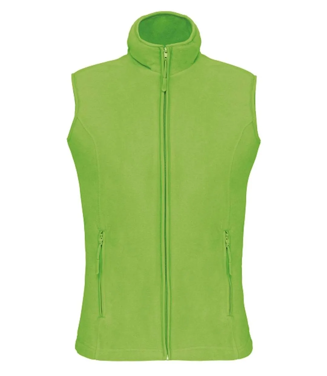 Gilet sans manches micro polaire femme - K906 - vert lime