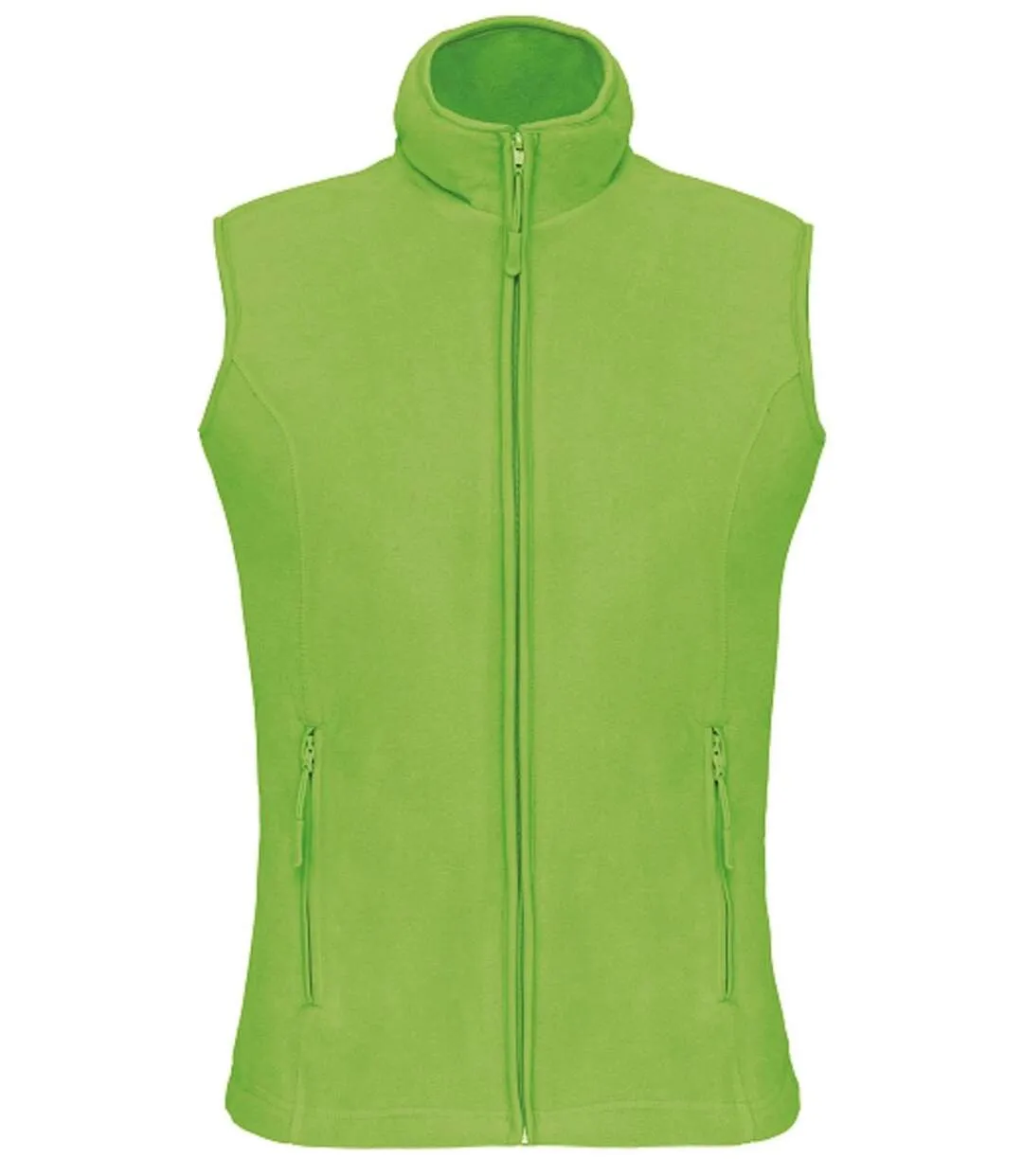 Gilet sans manches micro polaire femme - K906 - vert lime