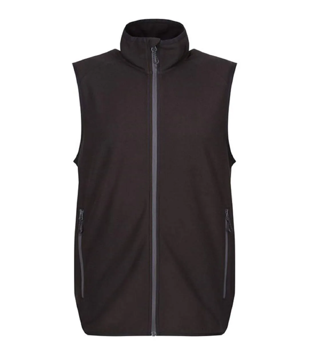 Gilet sans manches polaire - Homme - TRF695 - noir et gris