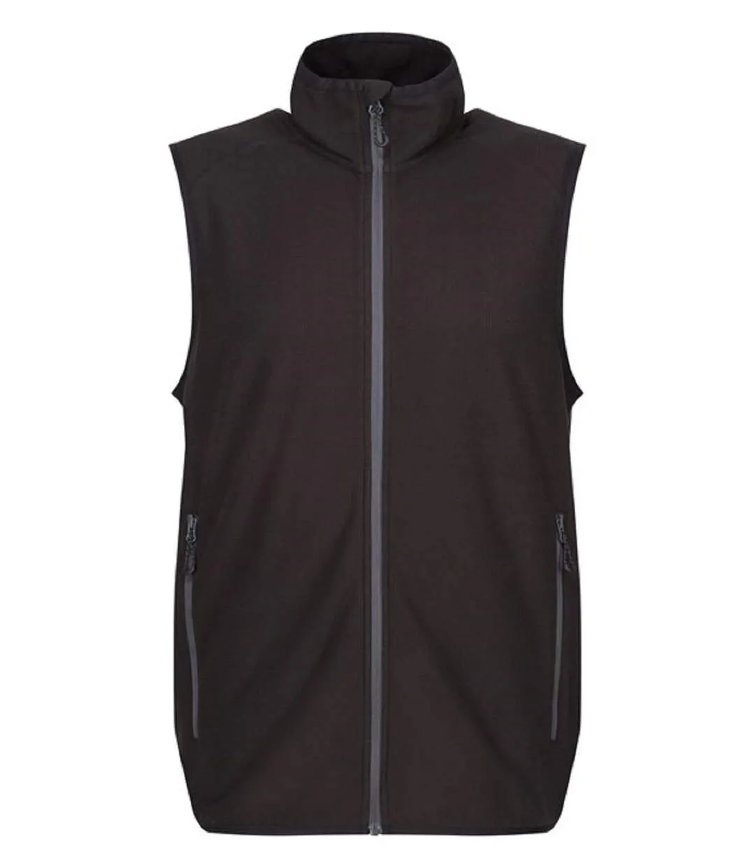 Gilet sans manches polaire - Homme - TRF695 - noir et gris