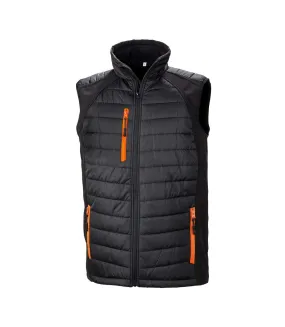 Gilet softshells matelassé et rembourré compass homme noir / orange Result