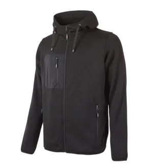 Gilet sweat de travail zippé - Homme - UPEY174 - noir