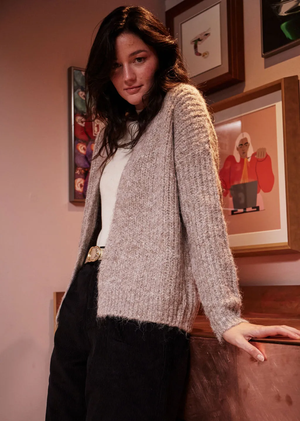 GILET TAUPE MAYLONE