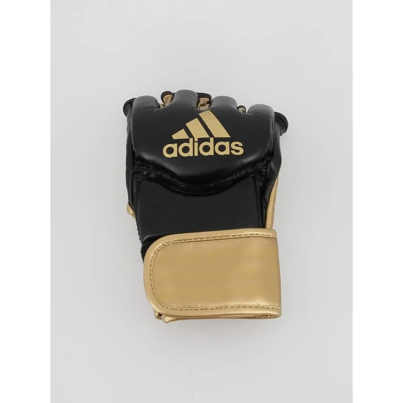 Kit boxe avec gants bandes et protège dents noir blanc - Adidas | wimod