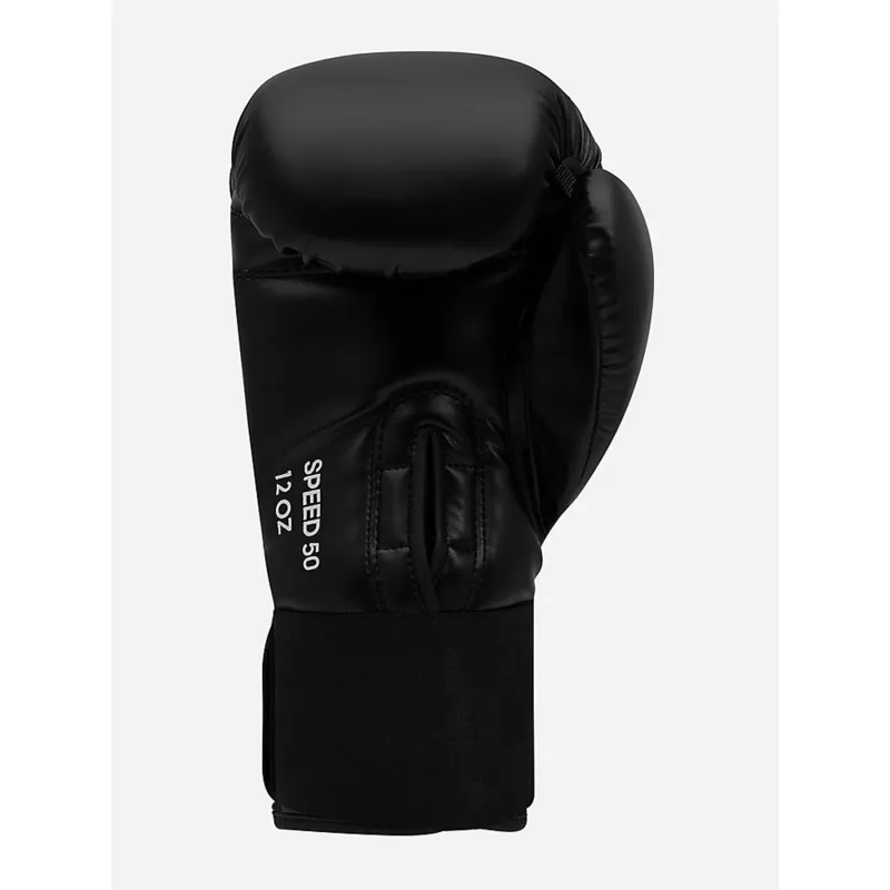 Kit boxe avec gants bandes et protège dents noir blanc - Adidas | wimod