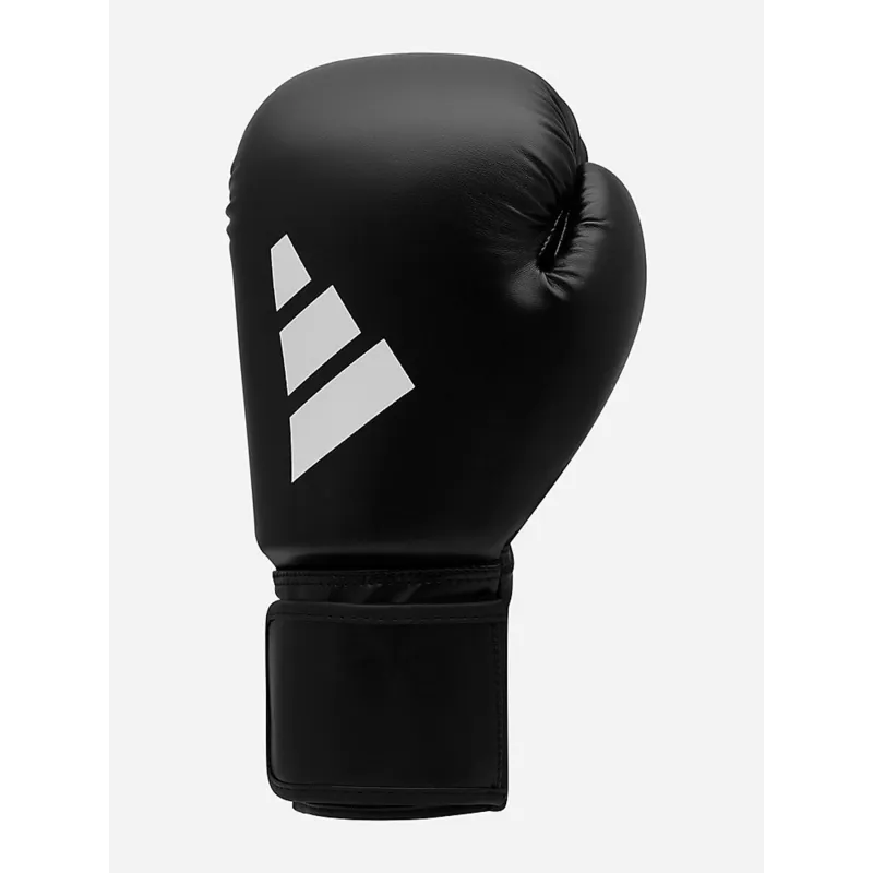 Kit boxe avec gants bandes et protège dents noir blanc - Adidas | wimod