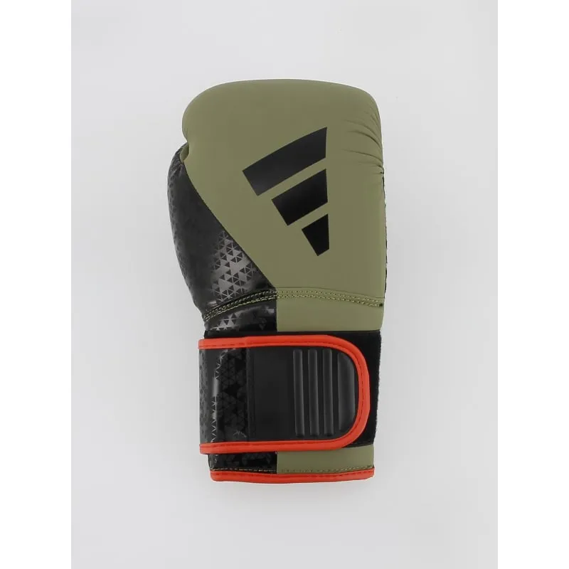 Kit boxe avec gants bandes et protège dents noir blanc - Adidas | wimod