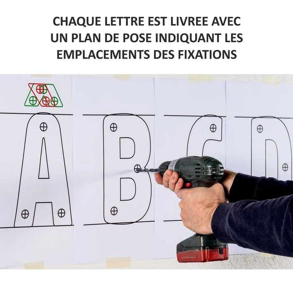 Lettre-c-minuscule letromur brush250 alu brossé-l9,2xh19,9cm