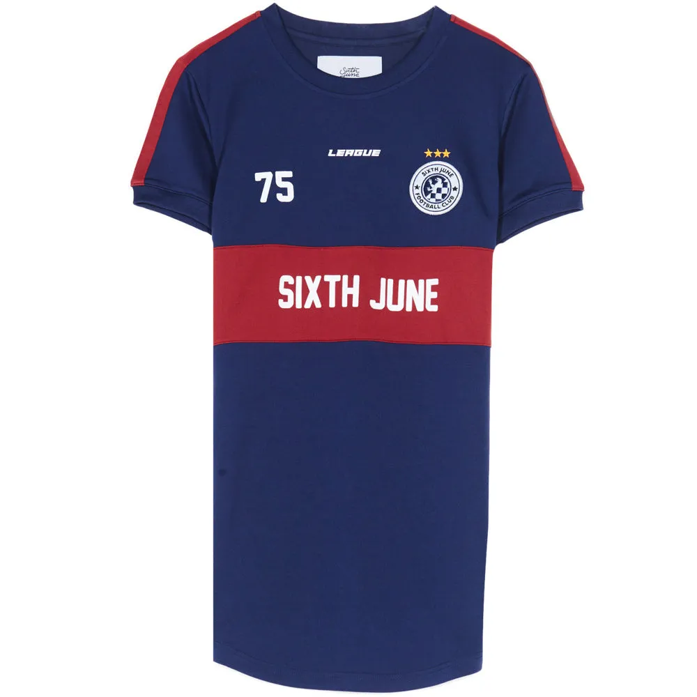 Maillot football league bleu
