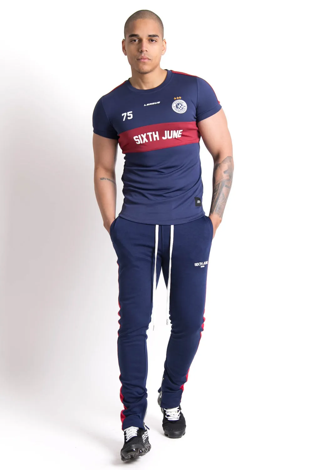 Maillot football league bleu