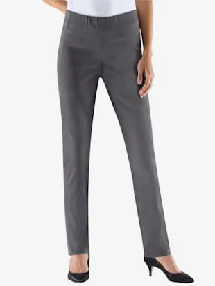 Pantalon classique uni avec ceinture élastique