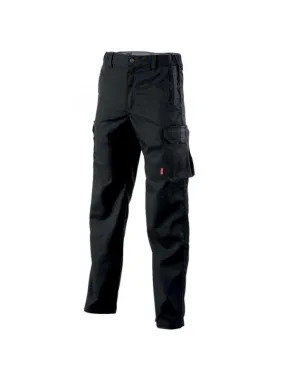 Pantalon de travail sans poches genoux noir