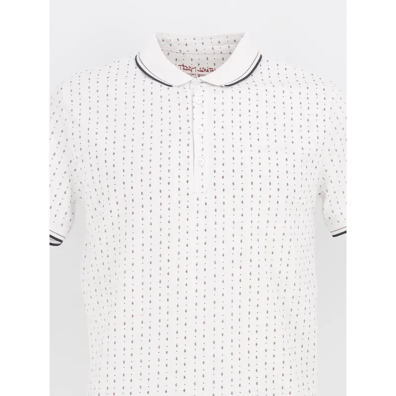 Polo imprimés pasy 2 blanc homme - Teddy Smith | wimod