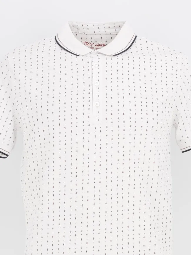 Polo imprimés pasy 2 blanc homme - Teddy Smith | wimod