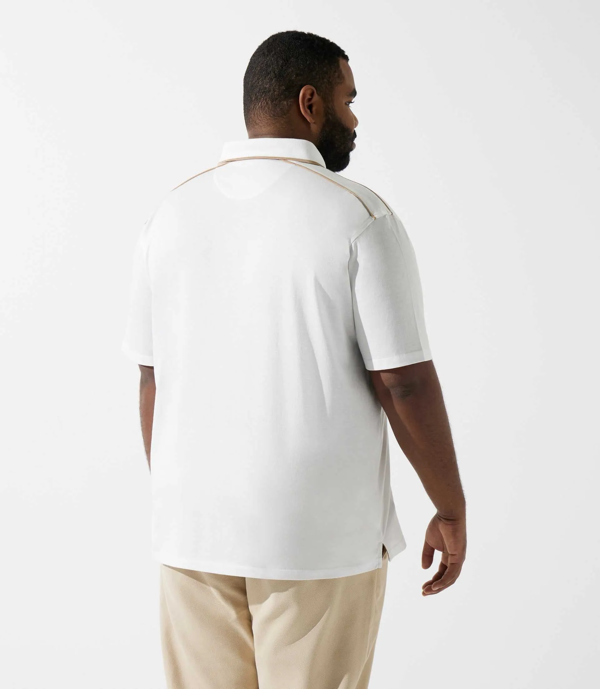 Polo uni blanc GUILLAUMEBT