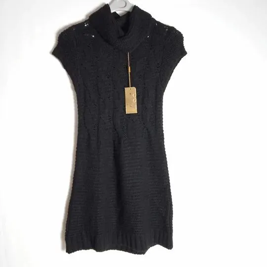 Robe femme court noir Fatto In Italia