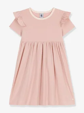 Robe manches courtes PETIT BATEAU rose pâle - Petit Bateau