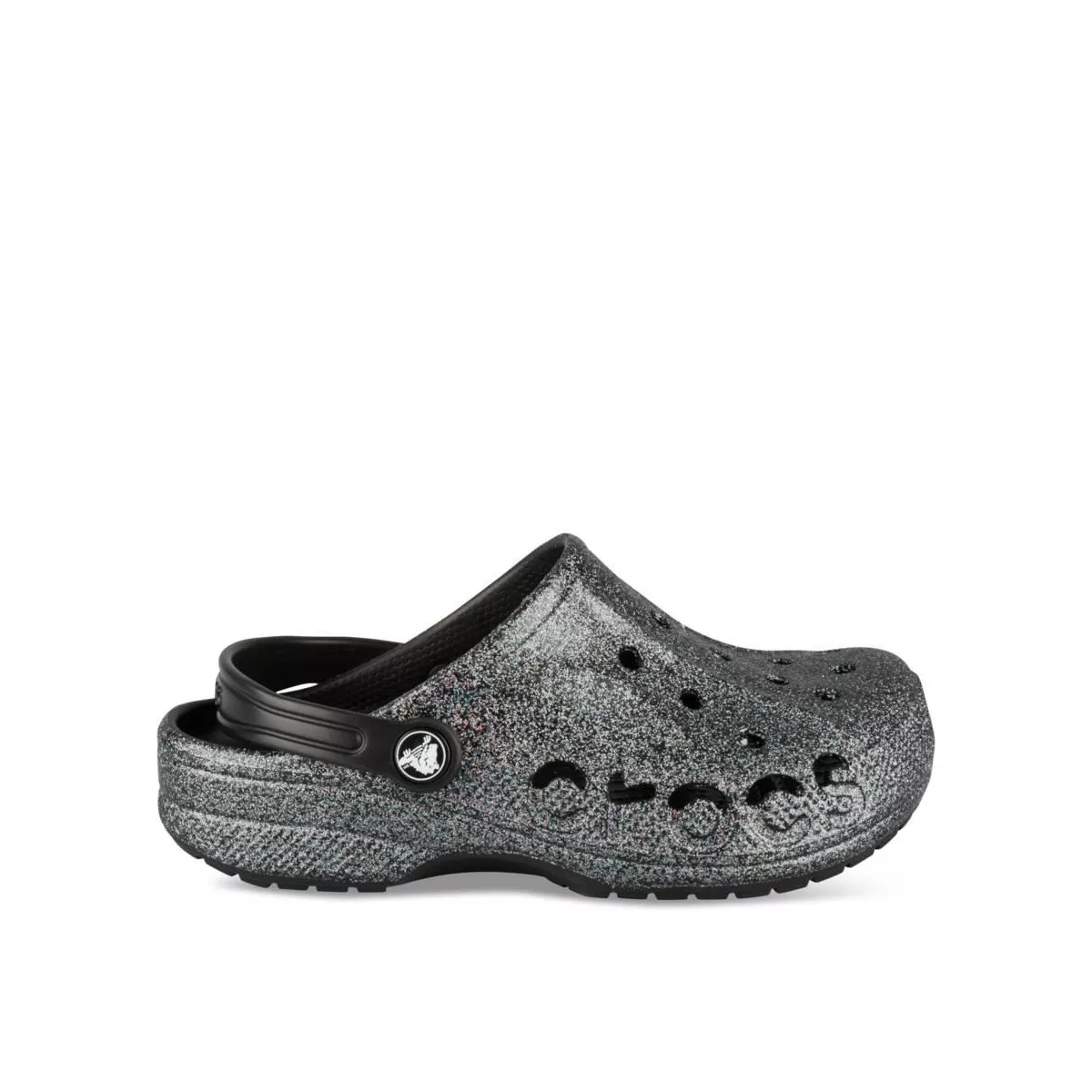 Sabots NOIR CROCS Baya Glitter Clog T