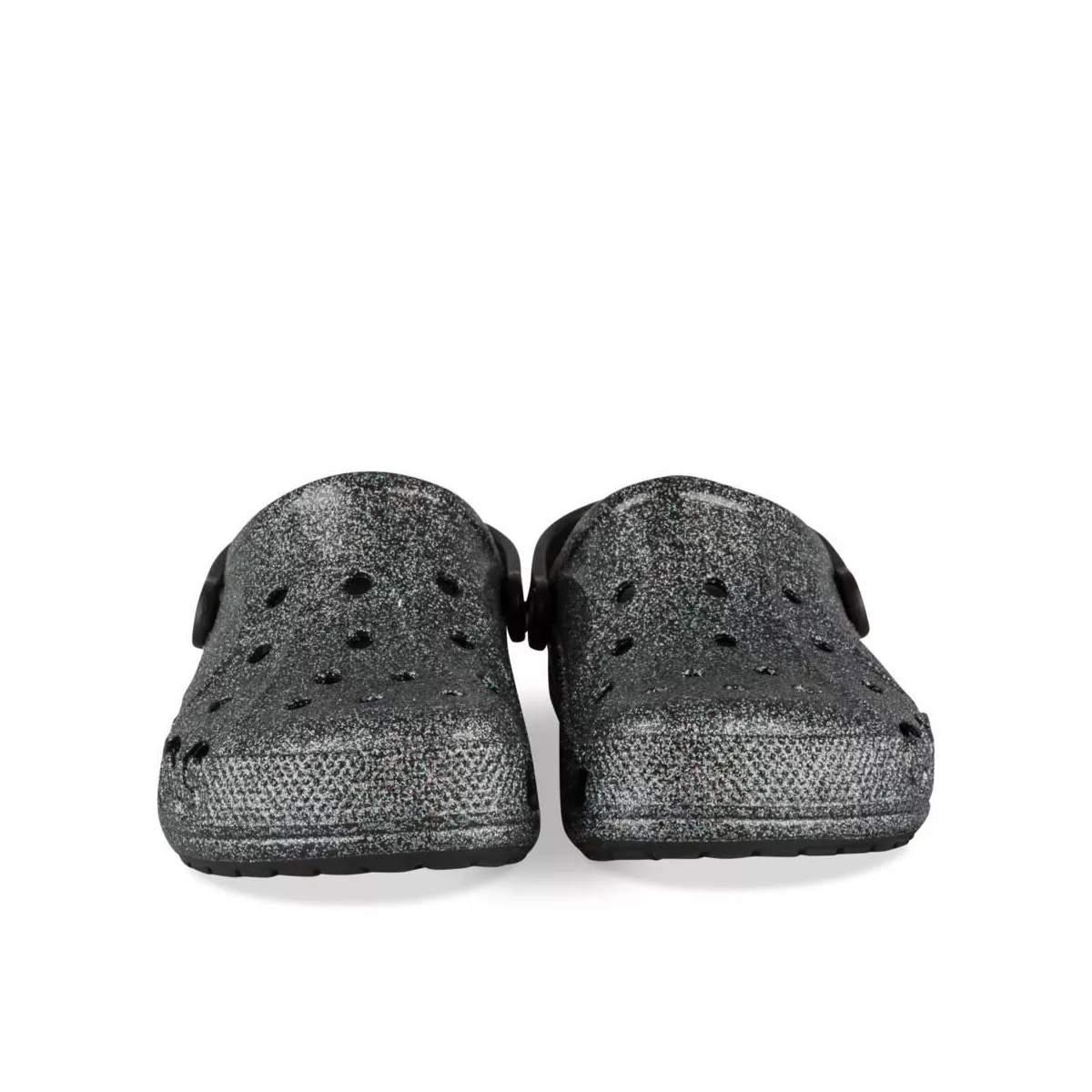 Sabots NOIR CROCS Baya Glitter Clog T