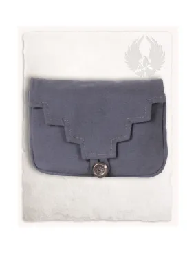 Sac ceinture médiévale en coton gris modèle Borchard ⚔️ Boutique Épées