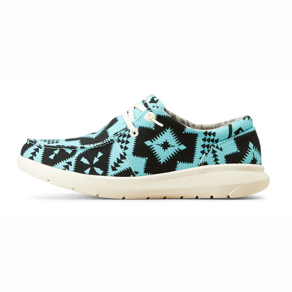 Souliers Hilo Turquoise Saddle Blanket