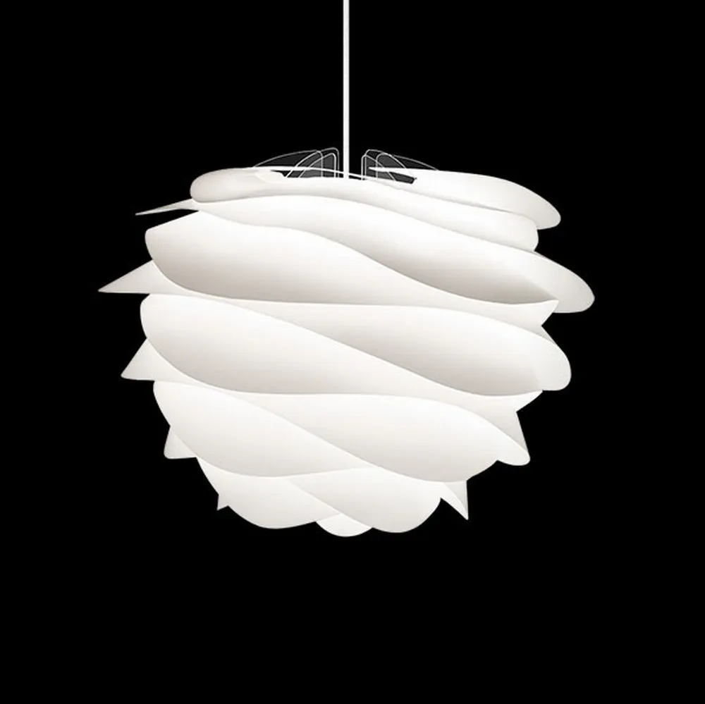 Suspension décorative avec abat-jour diamètre 48cm blanc
