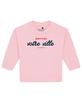 Sweat Bébé fille (petite) personnalisable