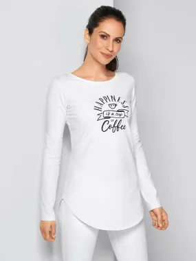 T-shirt avec motif café